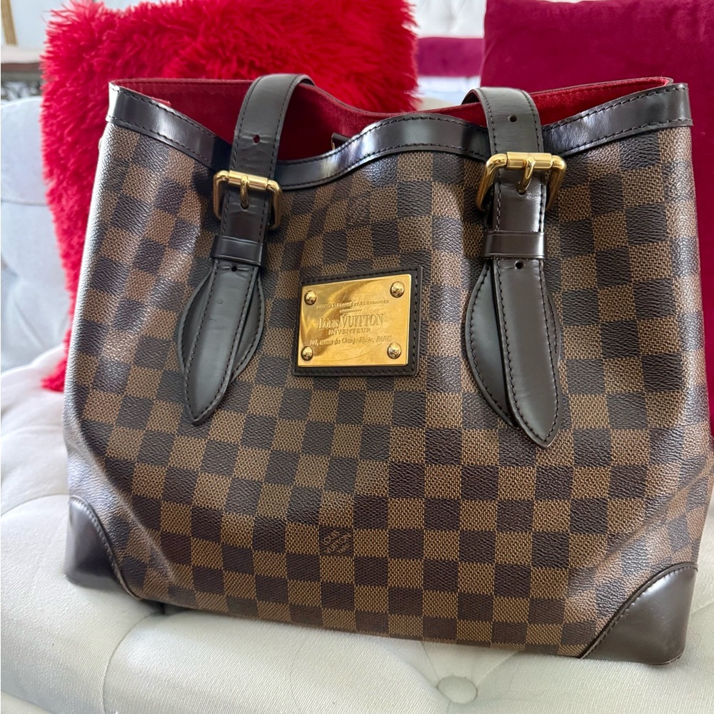 Louis Vuitton Damier Hamstead tote bag authentic